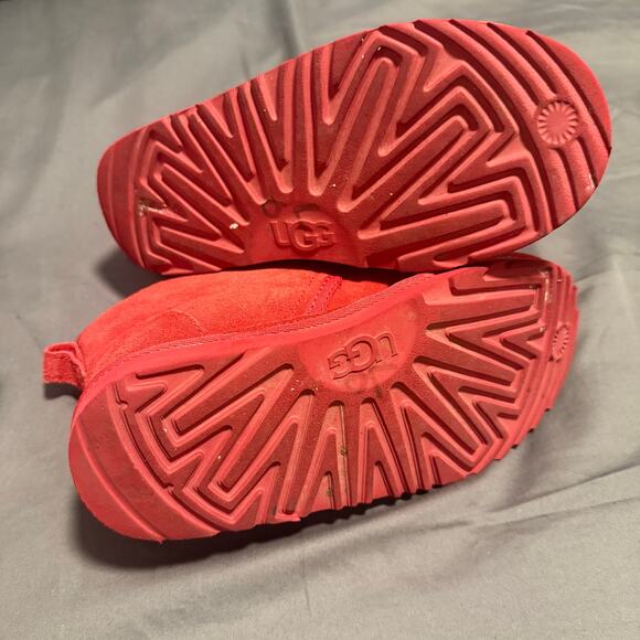 Ugg Boots Booties UGG Big Kids NEUMEL II Boots Samba Red Size 3 - Picture 6 of 6
